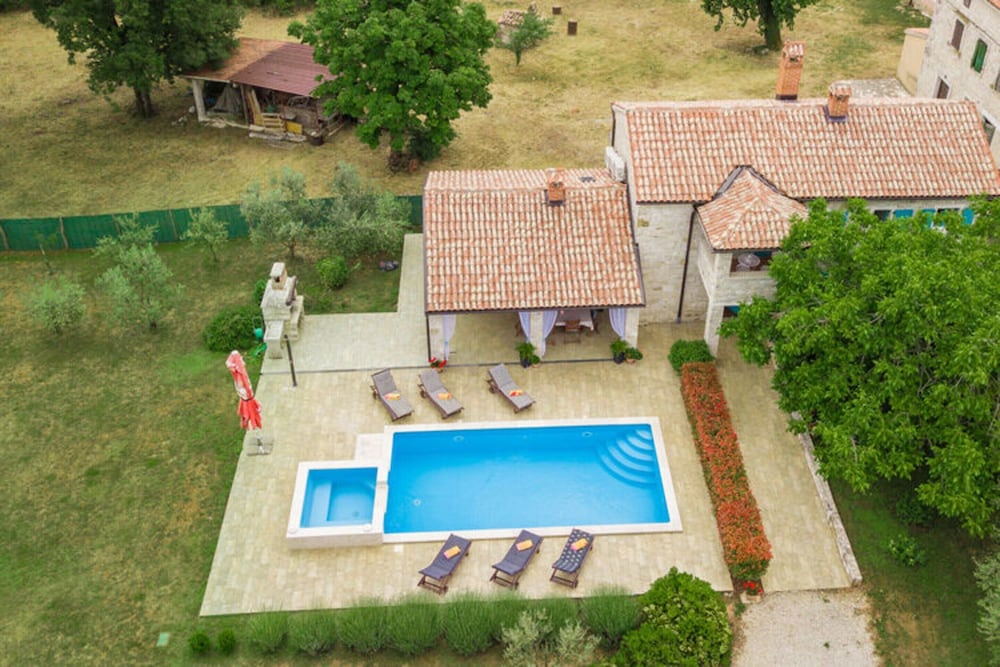 Villa in Medvidici With Pool Near Porec Beach view 4