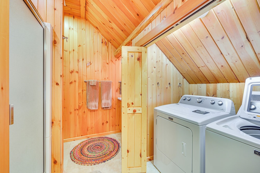 Lakefront Cabin w/ Sauna & Dock in Webster!