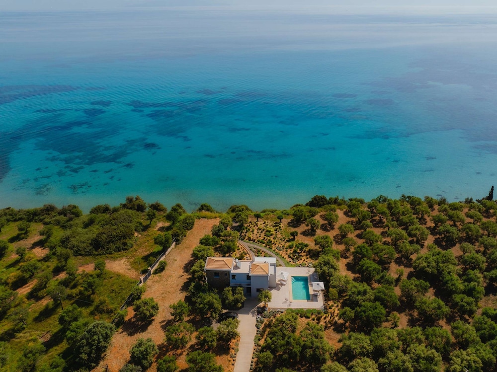 Oceanfront Villa Elaia Private Pool Panoramic Views
