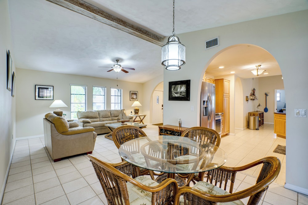 Canal-front Gem w/ Lanai & Dock in Cape Coral