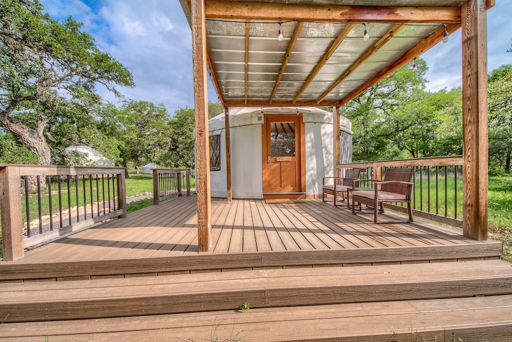 Ot 3515a Texas Yurt Haus: Armadillo 1 Bedroom Cabin by RedAwning view 5