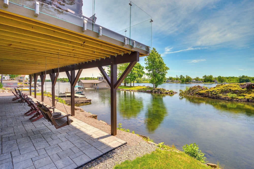 Hot Tub  Dock: Waterfront Wellesley Island Home! - Property Image 5