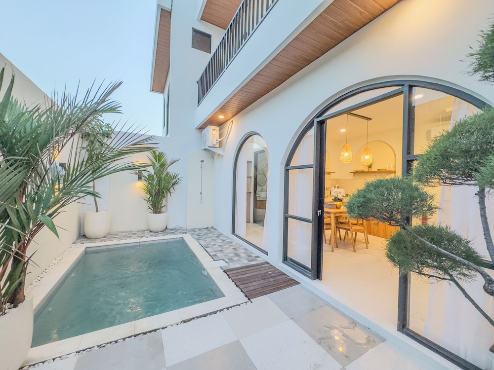 Modern Private Pool Villa with Balcony