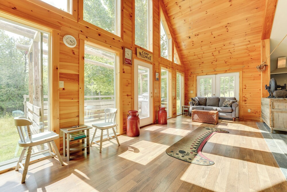Fish + Hike: Wooded Home w/ Deck in Dexter