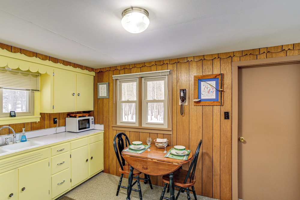 Ice Fish & Snowmobile: Riverfront Manistique Cabin
