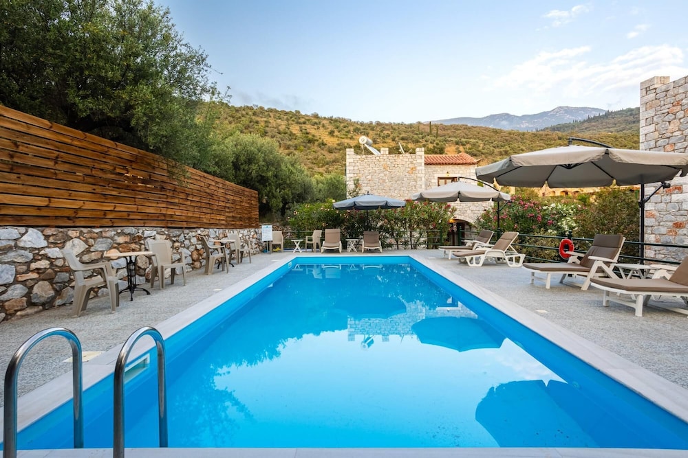 Mani Stone Luxury Villa Leisure by the Pool view 3