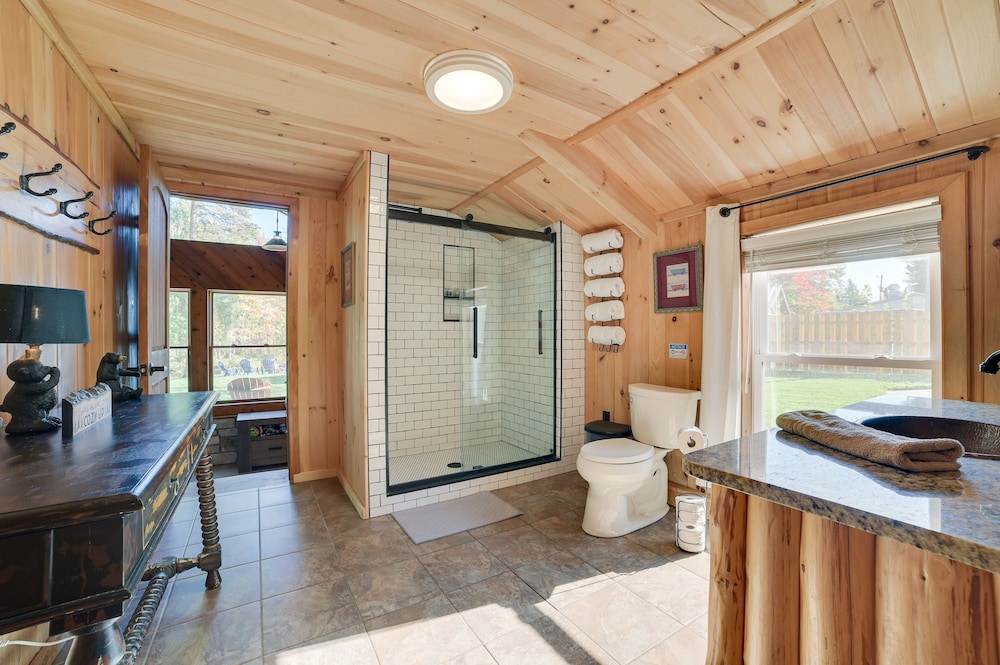 Lakefront Kalkaska Cottage w/ Fire Pit!