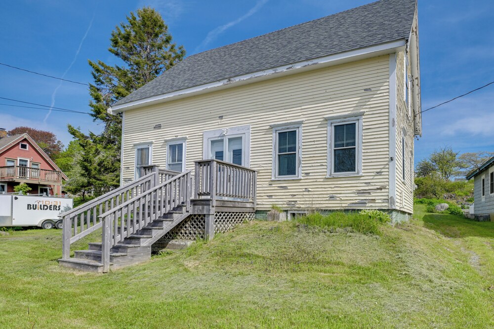 Walk to Beach: House w/ Deck & Yard in Lubec!