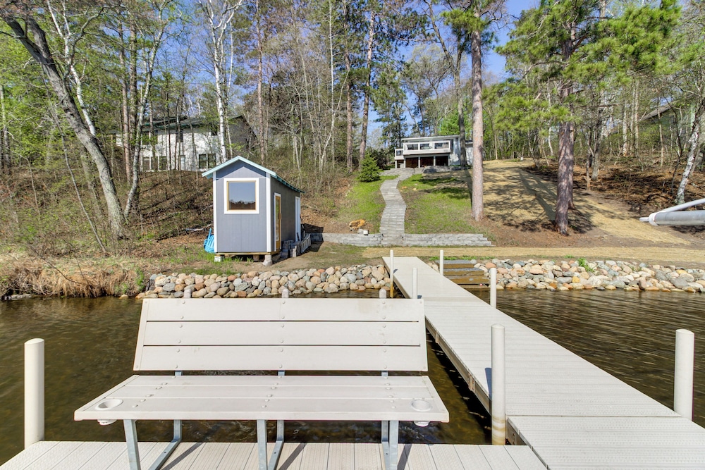 Paddle & Bike: Cottage w/ Dock in Pequot Lakes!