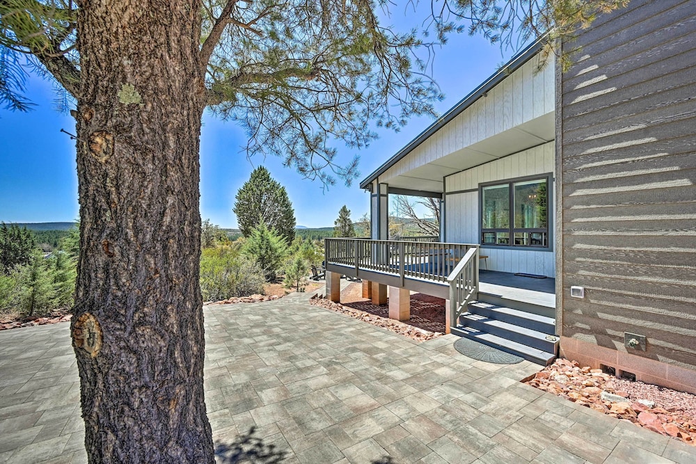Luxe Pine Escape w/ Mtn Views  Gas Fire Pit! - Property Image 5