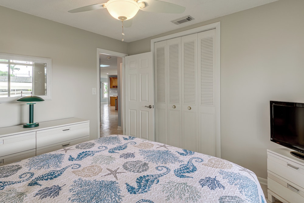 Canal-front Retreat w/ Boat Dock on Merritt Island