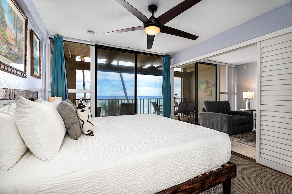 Ocean Front With Private Lanai - In-unit AC - Vrkcv