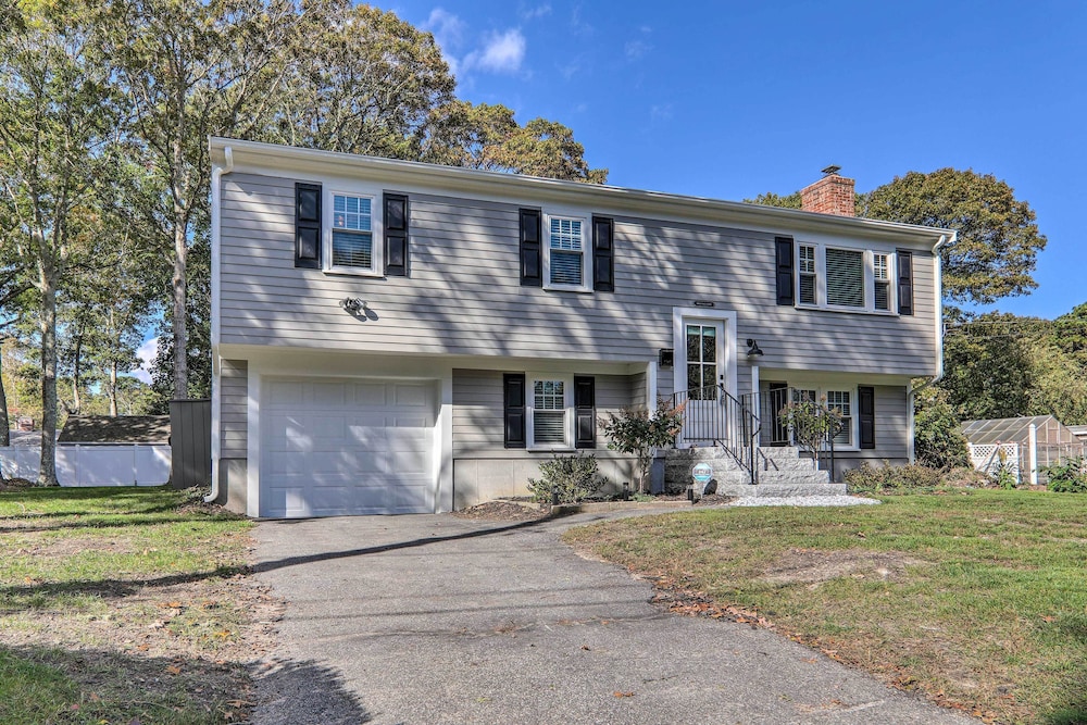 Fire Pit, Spacious Yard: Hyannis Vacation Rental