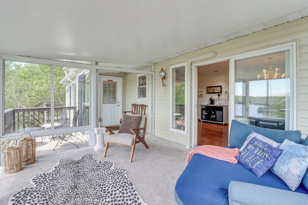 Lake-view Gem w/ Game Room in Long Pond!