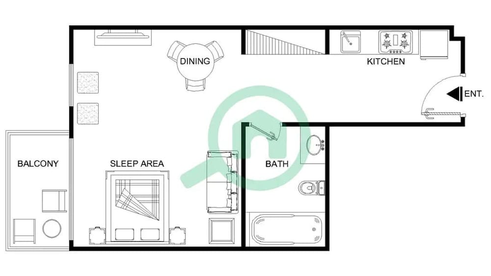 An Oasis Studio That is Home Away From Home