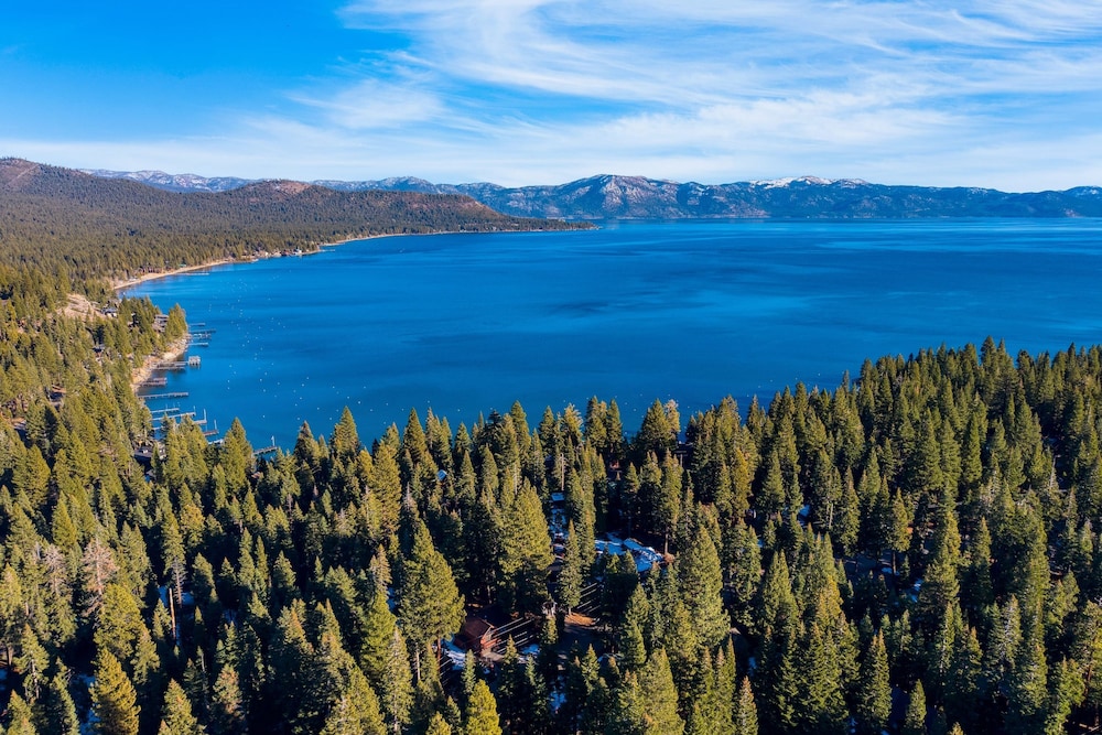 Lundy Bearden Serene Tahoe Retreat With Deck Fireplace and Forest Views