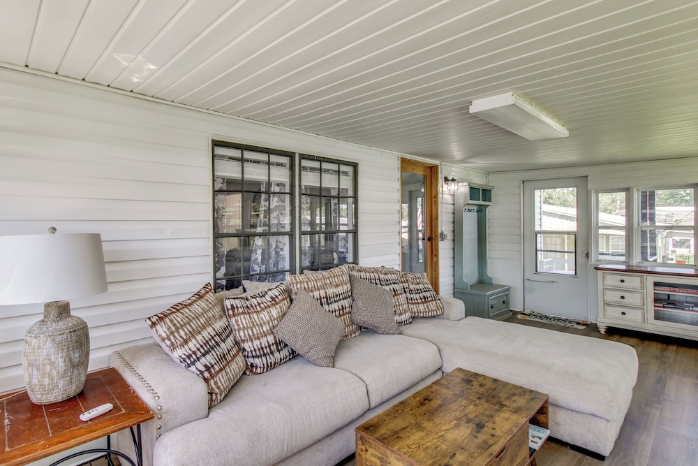 Private Dock + Fire Pit: Point A Lake Retreat!