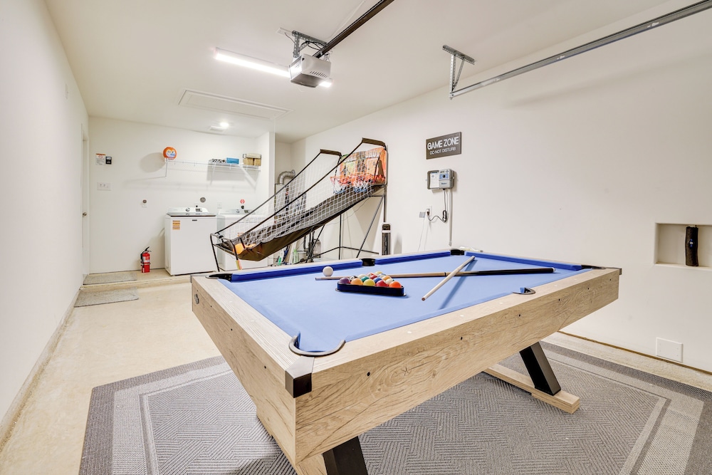 Game Room + Private Yard: Modern San Antonio Home