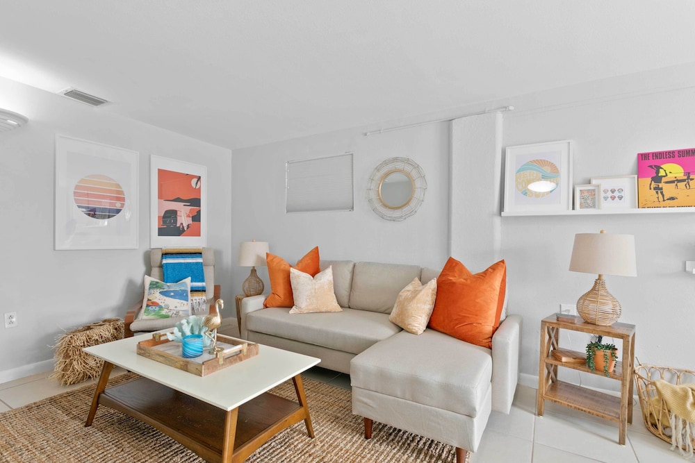 Chic Ocean Oasis w/ Heated Pool, 2 Blocks to Beach view 5