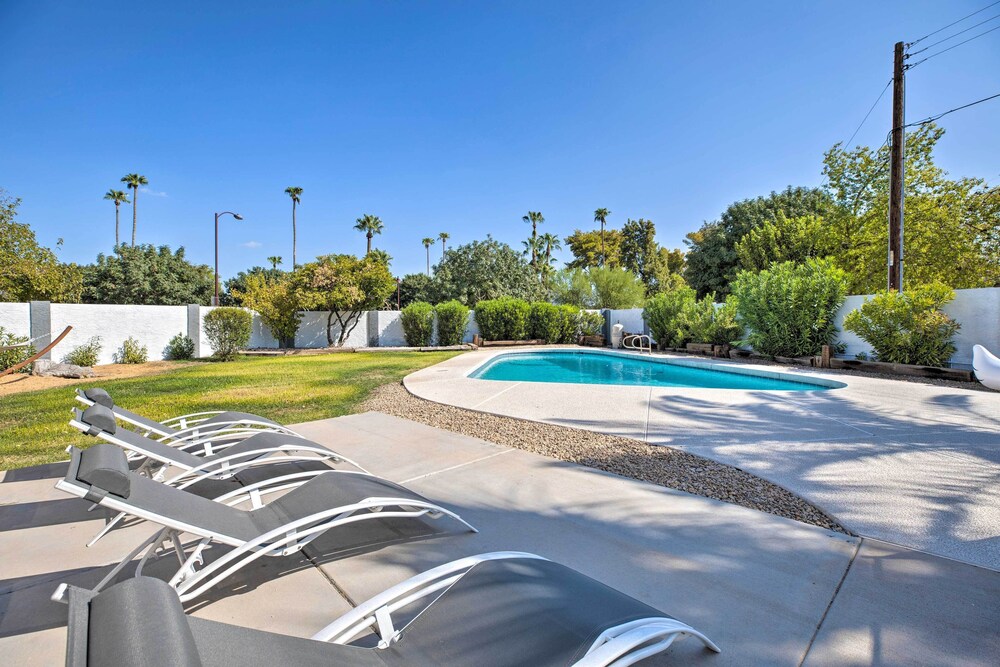 Modern Scottsdale Gem w/ Pool, Games, Patio & More