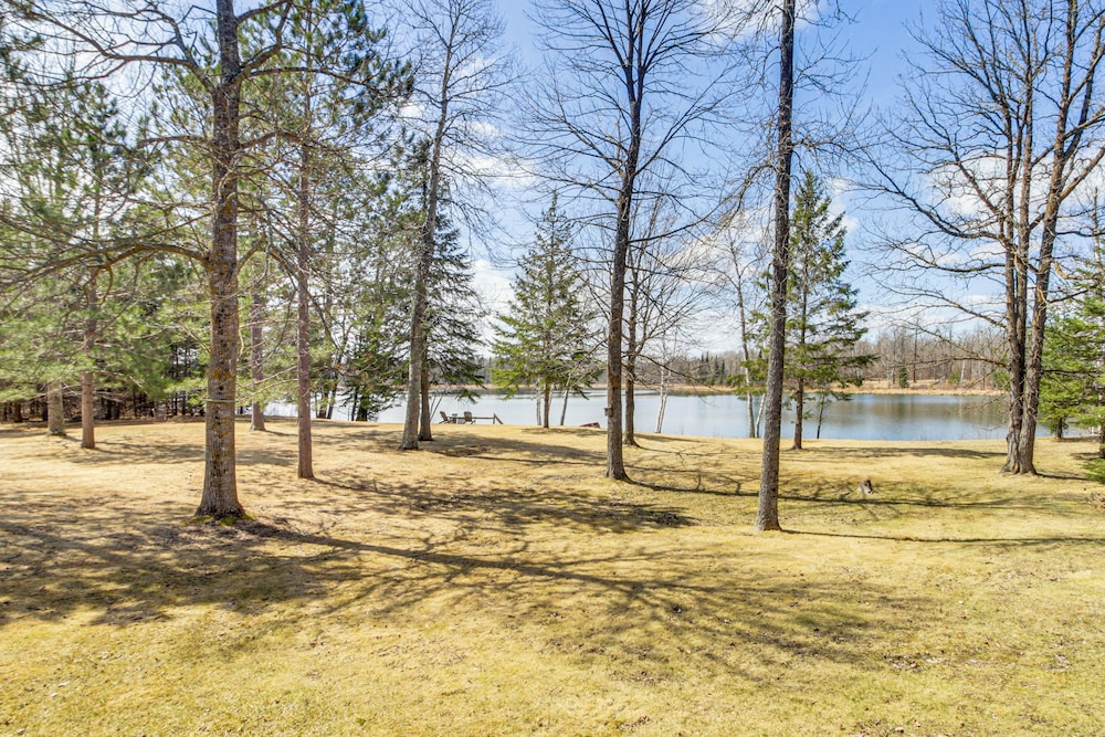 Tenstrike Lake House on 60 Acres: Hike & Fish!