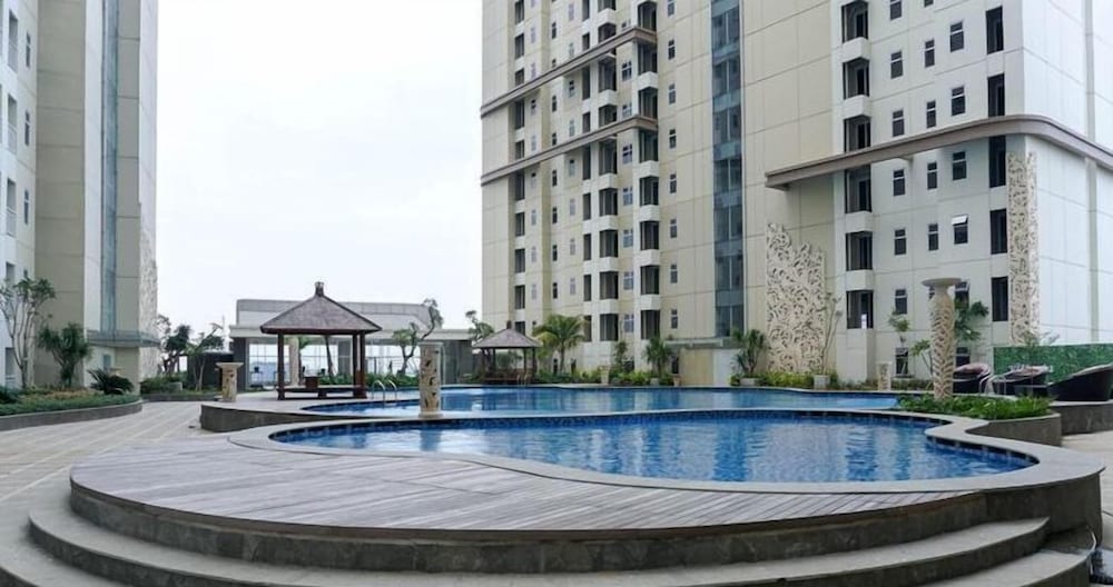 Homey 2BR Apartment with Space Room at Vittoria Residence