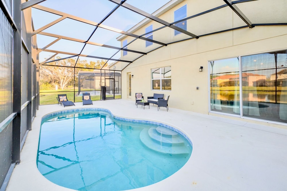 Upstay - 19 Guest Home w Pool Games - Near Disney view 3