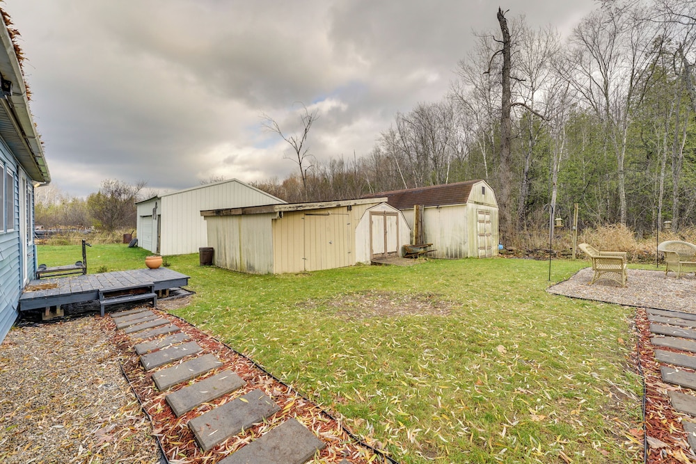 Lakefront Reed City Home w/ Fire Pit on 2 Acres! - Property Image 1