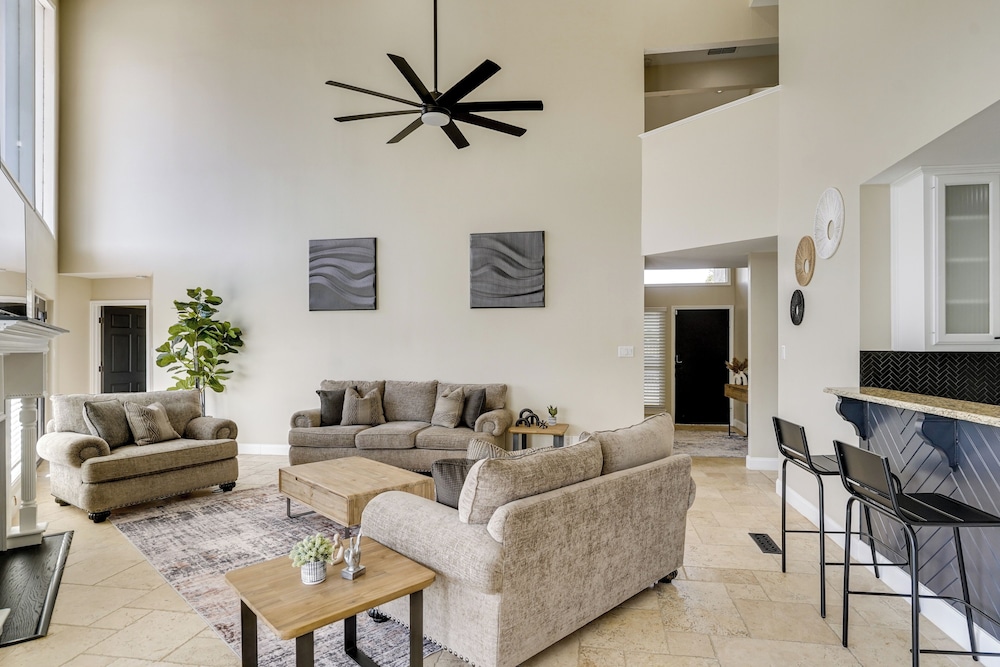 Outdoor Entertainment Area: Spacious Midland Home!