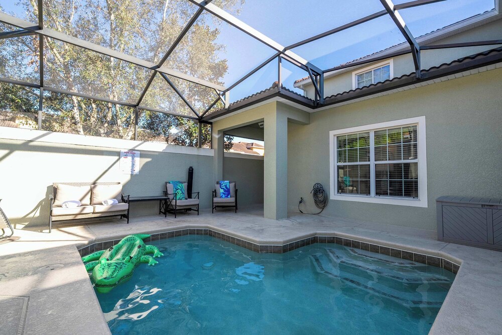 Themed 5Bd Paradise Palms Close To Disney W/ Pool 8951