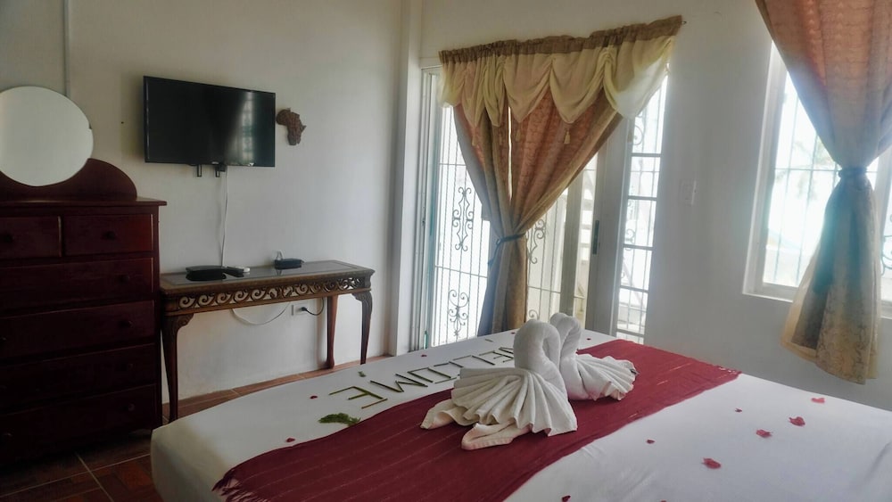 See Belize Waterside Sea View 2-bedroom Apartment w Balcony, Pool & Deck 2nd FL