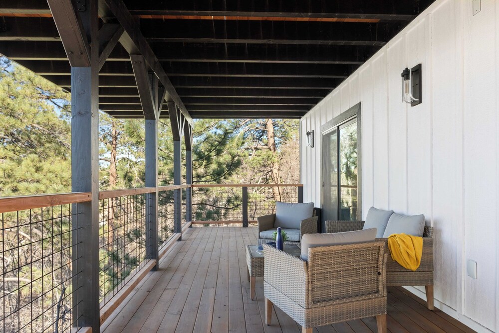 Modern Lodge Near Lake, Village, & Snow Summit Game Room, Decks, Firepit, Views