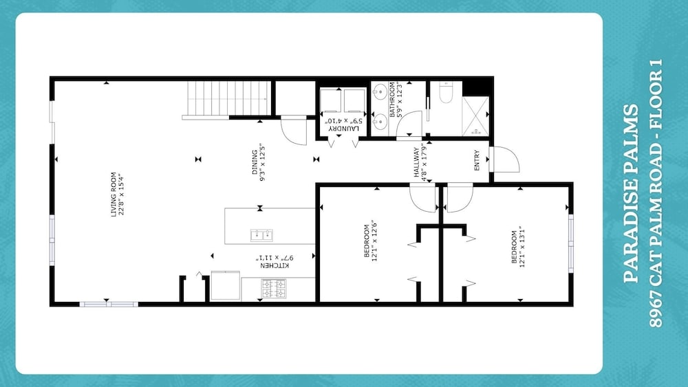 Paradise Palms Resort 5 Bedroom Private Pool Townhome 5 Townhouse
