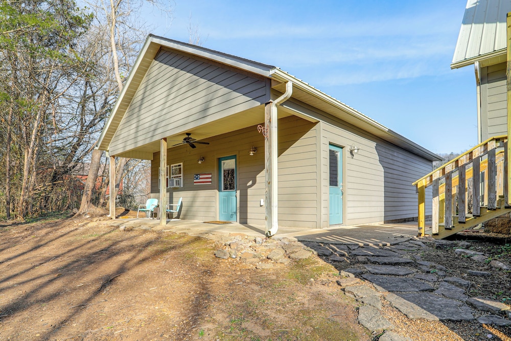 Steps to White River: Mountain View Home w/ Deck!