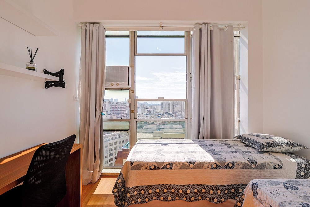 Apto Pet-friendly com Garagem e Vista de Botafogo