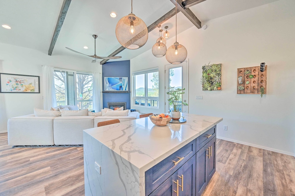 Luxe Pine Escape w/ Mtn Views  Gas Fire Pit! - Property Image 20