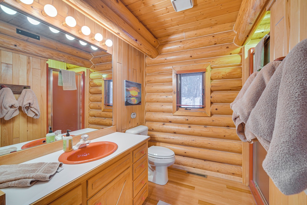 Lakefront Cabin w/ Sauna & Dock in Webster!