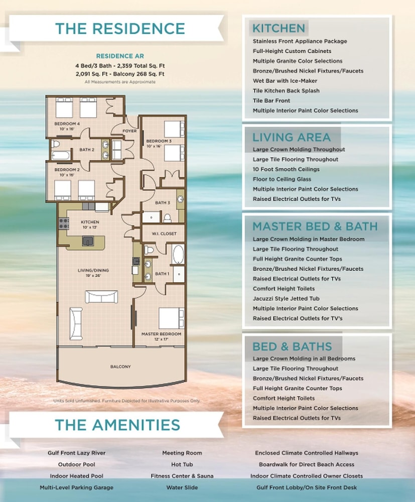 Phoenix Gulf Towers 1105 4 Bedroom Condo