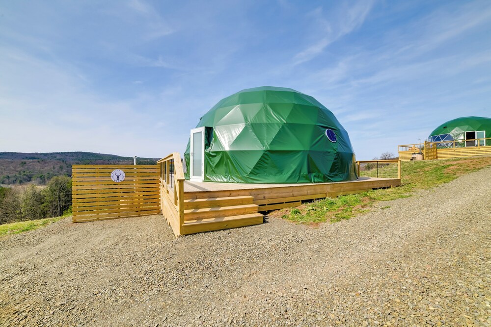 Catskills Glamping at The Deer Dome in Franklin!