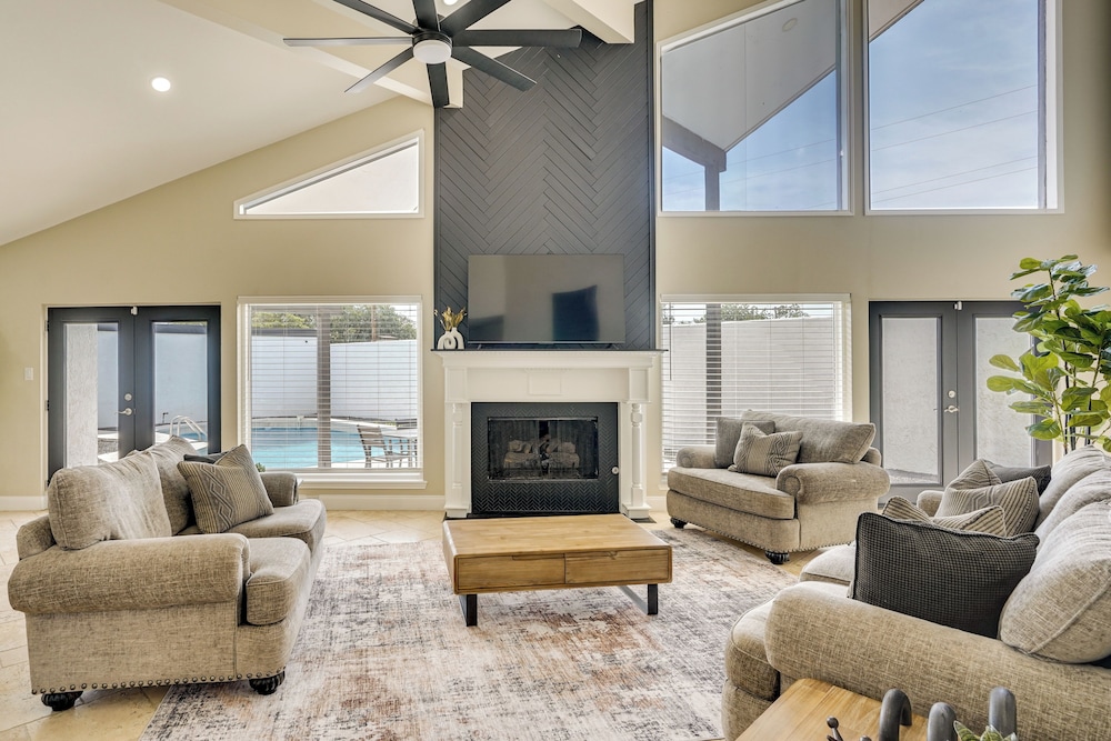 Outdoor Entertainment Area: Spacious Midland Home!