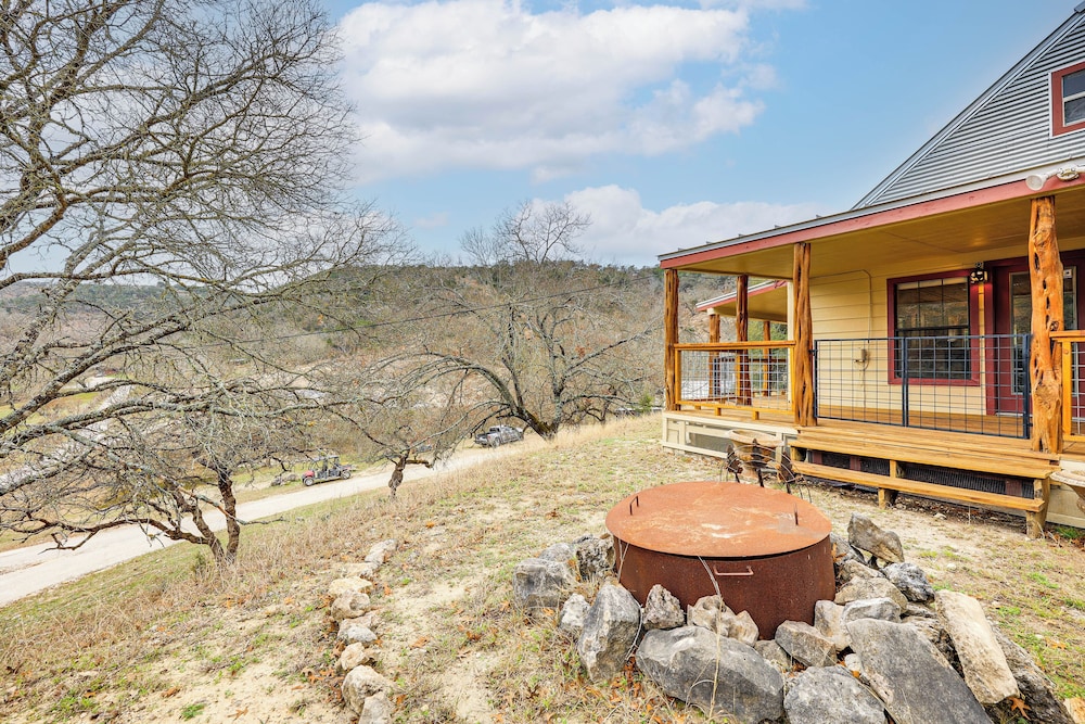 Fire Pit, Views: Peaceful Texas Hill Country Cabin