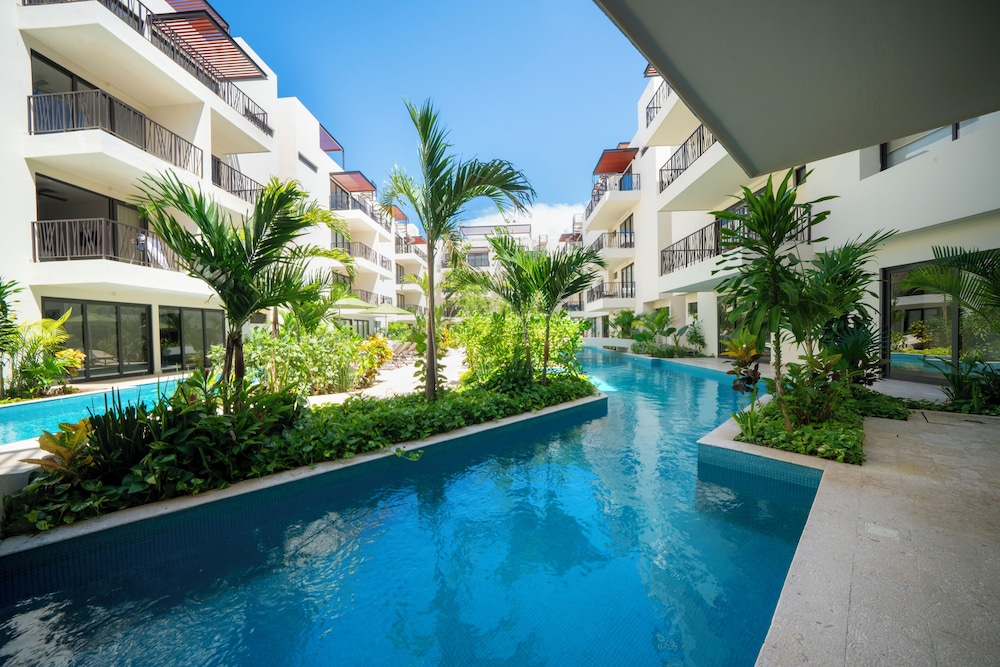 Depa Moderno con Alberca Tulum 1 Rec