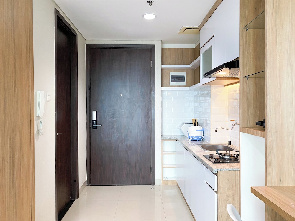 Wooden Style Studio At Lrt City Bekasi Apartment