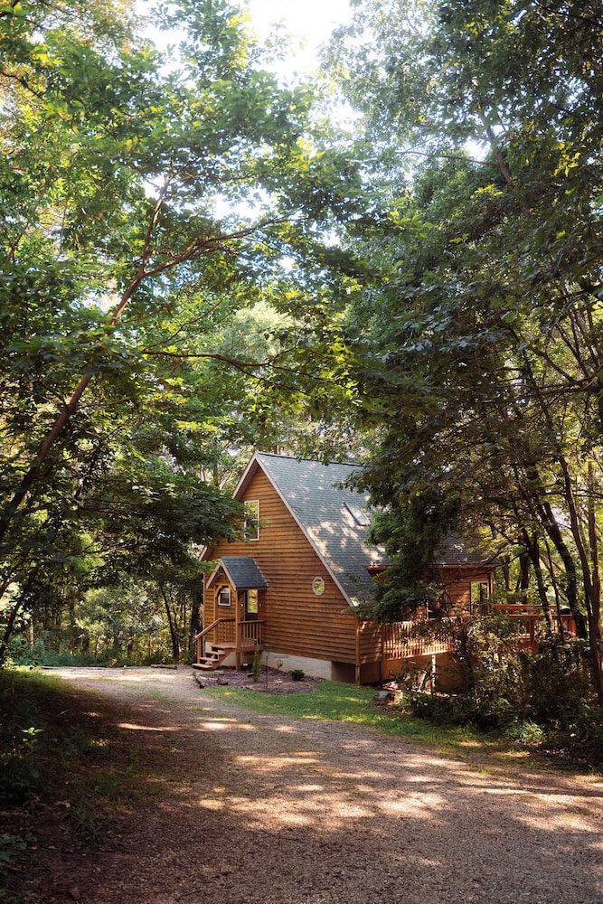 Cheerful Two Bdrm Cabin With Hot Tub & Pet Friendly