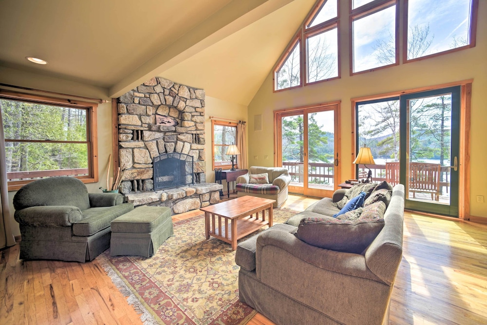 Adirondack Oasis: Lake House w/ Dock + Deck!