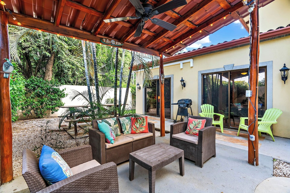 Inviting Home with Colorful Decor and Private Backyard Oasis with a Swimming Pool & Shaded Terrace