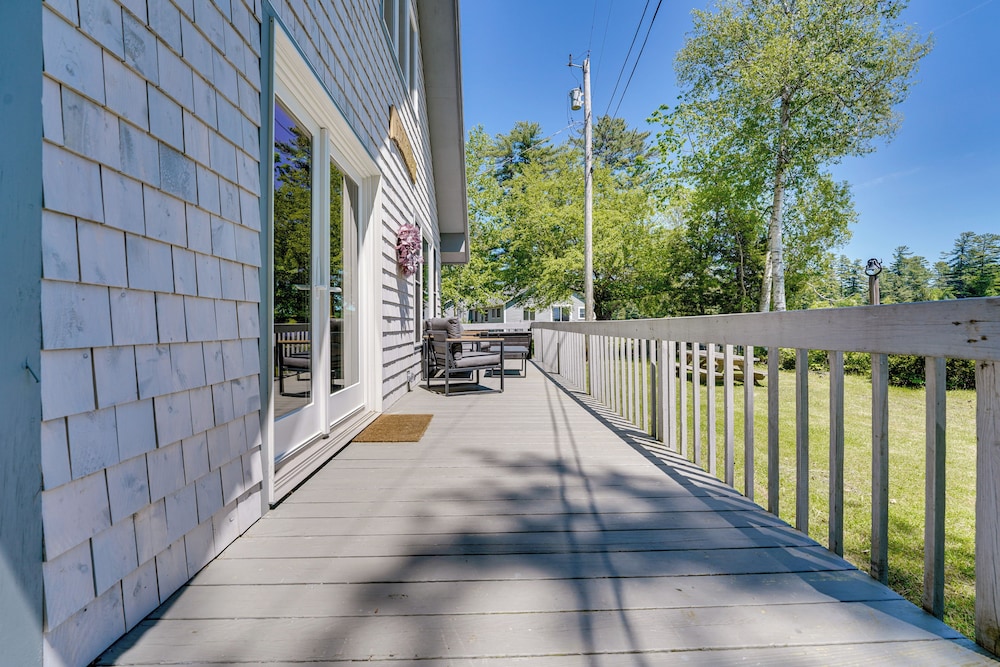 Annabessacook Lake Retreat w/ Deck: Pets Welcome!