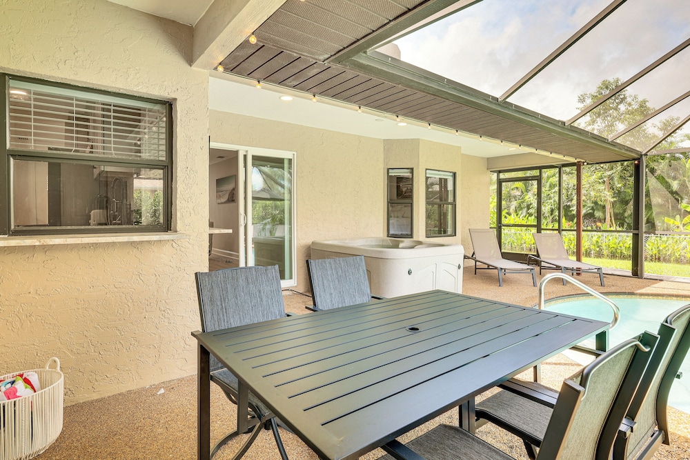 Sleek Family Home w/ Pool & Hot Tub in Fort Myers!