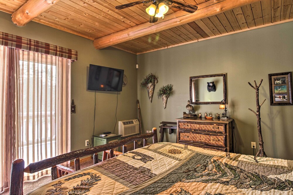 Expansive Ruth Lake Home w/ Dock, Fire Pit & Beach view 3