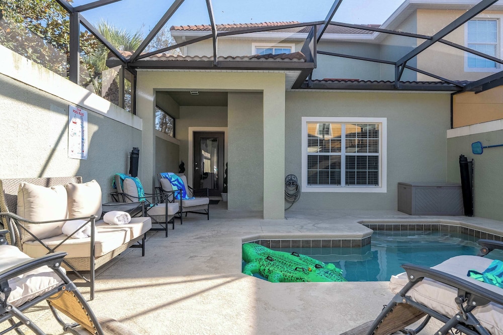 Themed 5Bd Paradise Palms Close To Disney W/ Pool 8951